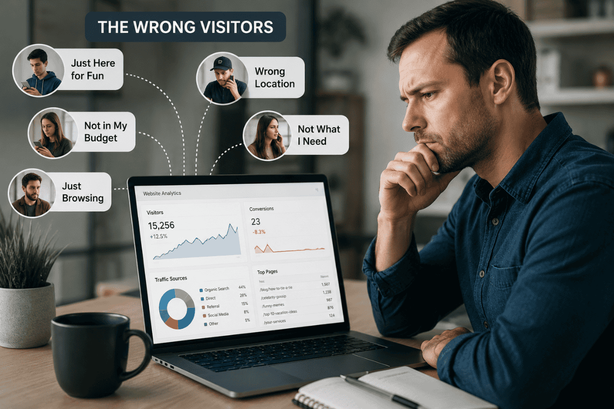 You May Be Attracting the Wrong Website Visitors
