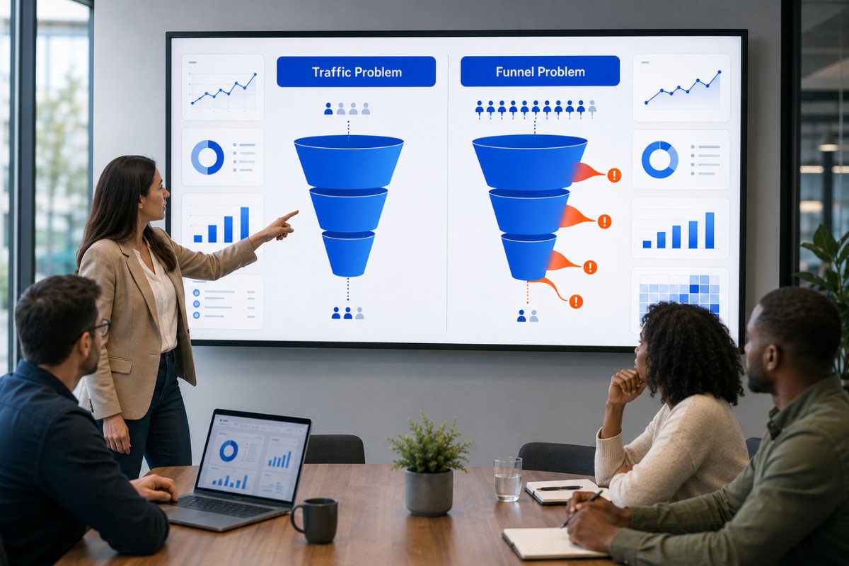 Funnel Problems vs. Traffic Problems