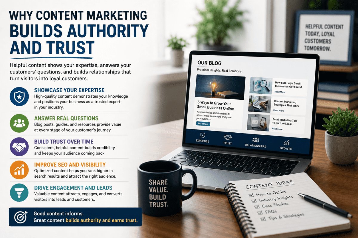 Why Content Marketing Builds Authority and Trust