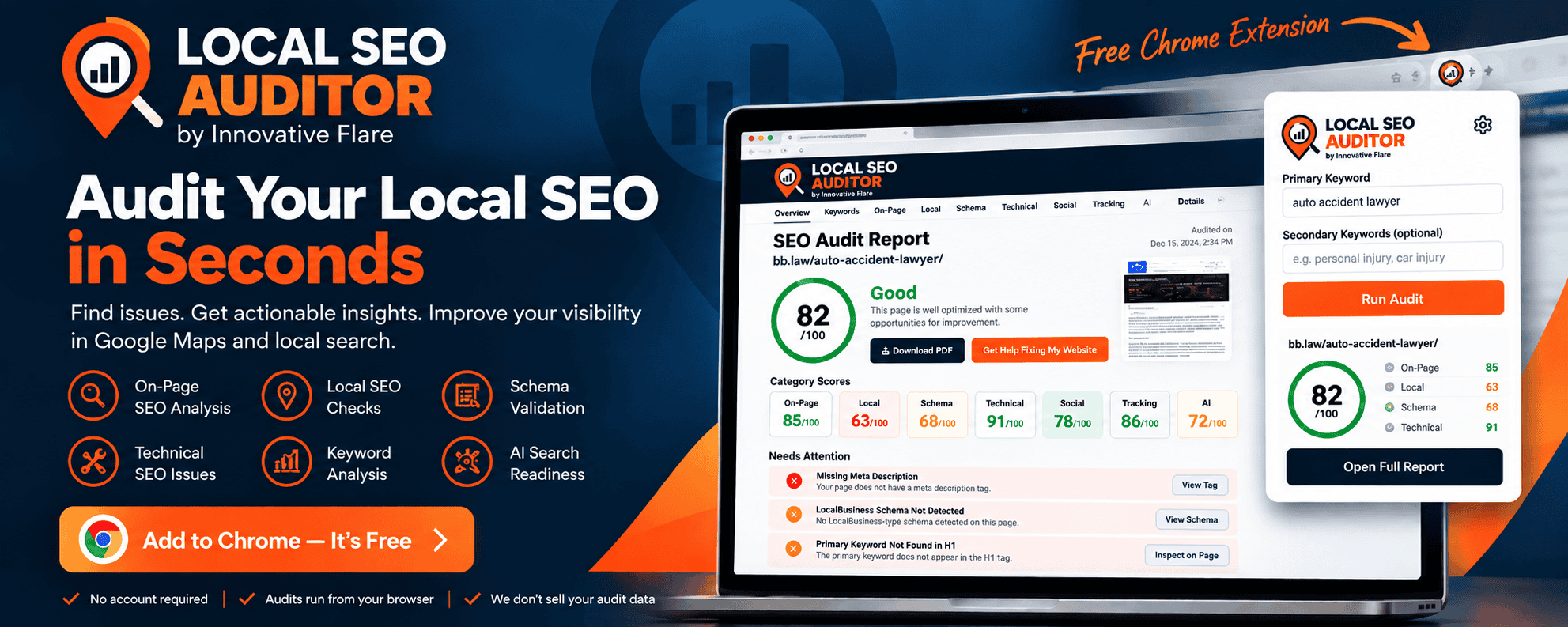 Local SEO Auditor banner Local SEO Auditor banner